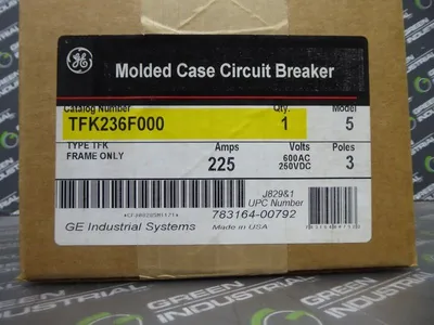 General Electric TFK236F000 Circuit Breaker 225A 600VAC 250VDC Model 5 New Sealed