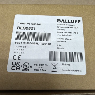 NEW Balluff BES05Z1
