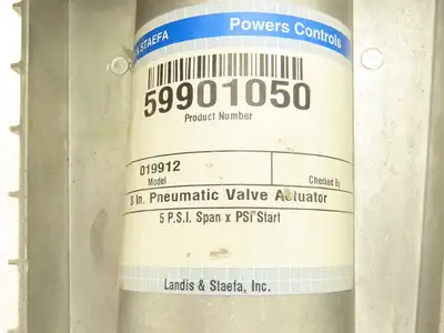 Siemens 59901050 Pneumatic Diaphragm Actuator with 1/2"NPT Bronze Globe Valve