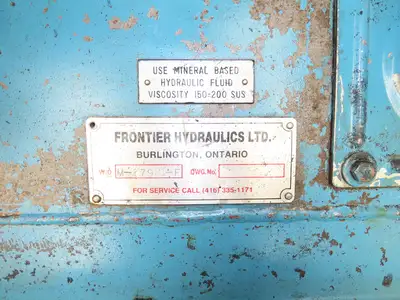 Vickers/Frontier Hydraulic Power Unit 60 Gallon 21gpm 2500psi 10Hp 230/460V 3PH