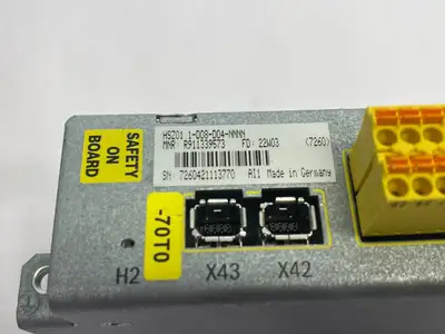 USED BOSCH REXROTH SECURITY DRIVE CONTROL MODULE