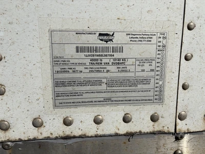 Used 2006 WABASH _UNKNOWN_ Box Trailers Utah US | Moore Equipment #1517336