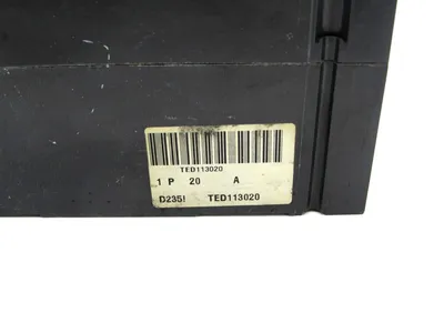 USED GENERAL ELECTRIC TED113020 CIRCUIT BREAKER