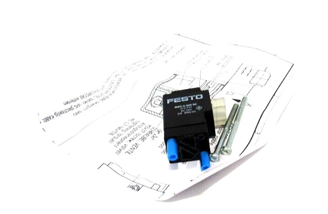 NEW FESTO MEH-3-24V-DC SOLENOID COIL MEH324VDC