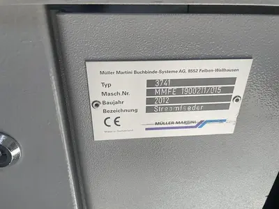USED 2012 MULLER MARTINI 3741