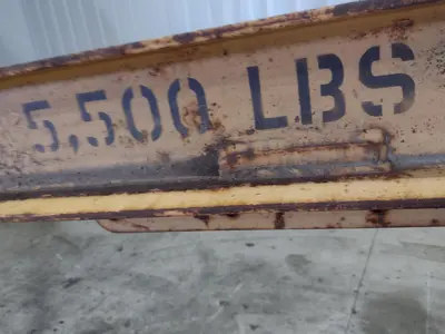 5,500 LBS X 6' LETELLIER CRANE SPREADER BAR LIFTING BEAM: STOCK #22642