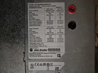 Used 2019 ALLEN-BRADLEY 20-750-MI2-E395F370 Switchgears British Columbia CA | Lenmark #238903