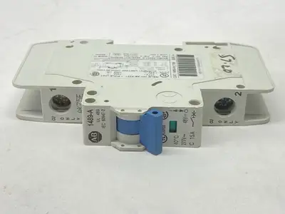 1489-A1C150 | Allen Bradley  Ser A Circuit Breaker 1-Pole 15A 277VAC 48VDC - Used
