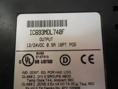 USED GE FANUC IC693MDL740F OUTPUT MODULE