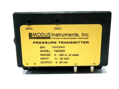 NEW MODUS INSTRUMENTS T3003E0 PRESSURE TRANSMITTER