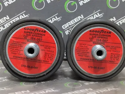 Pair of Goodyear IS4-007 Super Cushion Air Springs 579-08-0-007 New