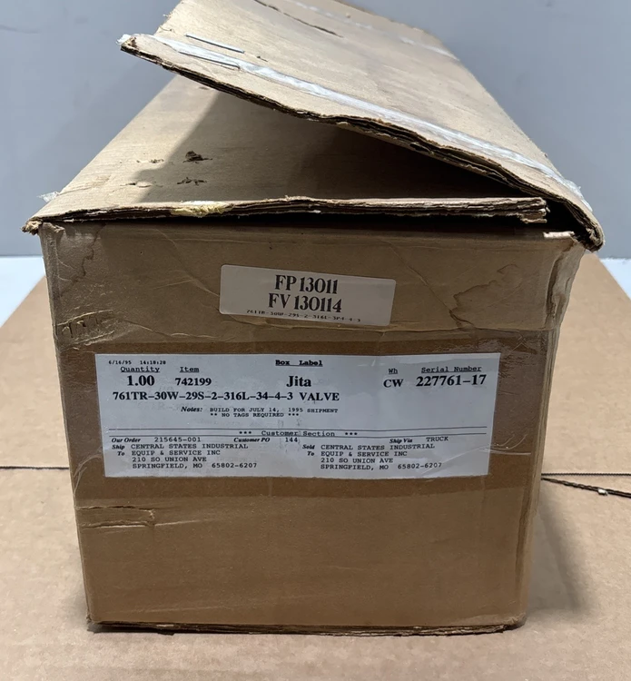 New | in-Stock Alfa Laval 761TR-30W-29S-2-316L-34-4-3 Valves/Fittings Indiana US | J&J Industrial Supply #1542763