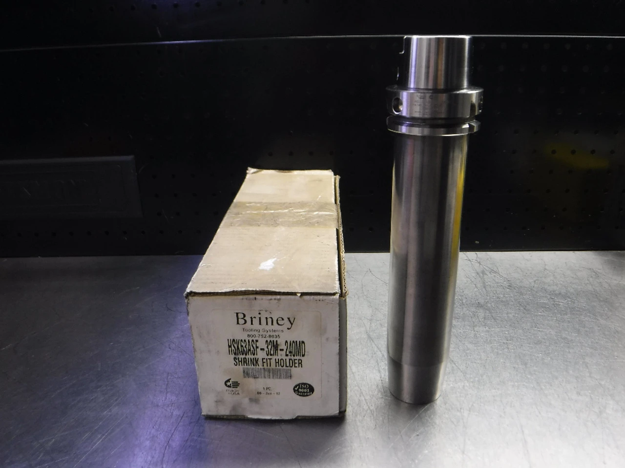 Briney HSK63A 32mm Shrink Fit Tool Holder 240mm Pro HSK63ASF-32M-240MD (LOC507)
