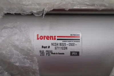 SMC / LORENZ NCDA1B325-0500-97111CDN 250psi Tie Rod Cylinder #S-349