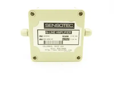 Sensotec 060-6850-07 In Line Amplifier Input 8-32VDC Output 4-20MA