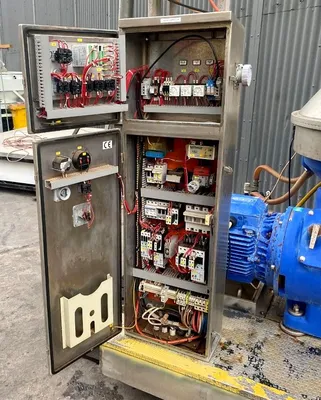 Alfa-Laval VNPX 510 SGD-34G-50 clarifier centrifuge skid, 316SS.