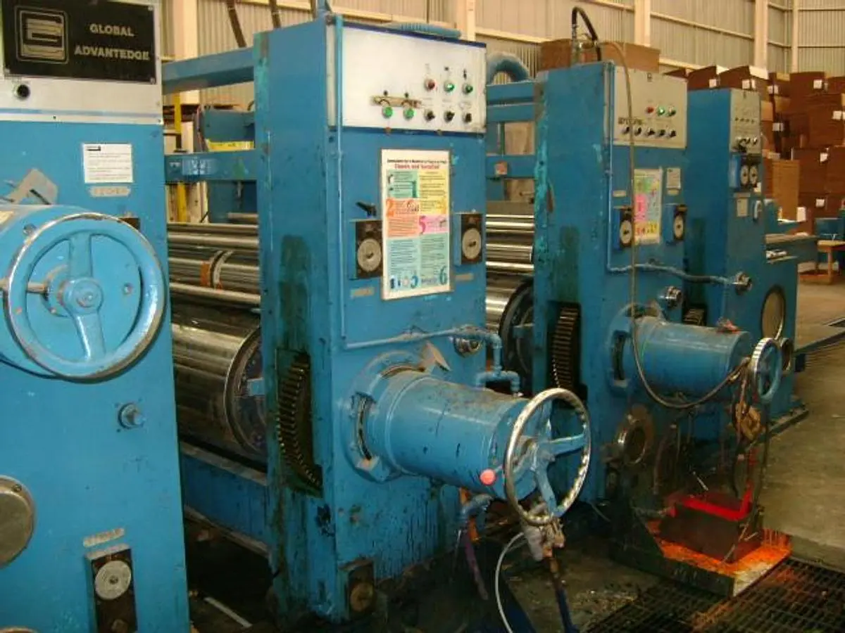 66″ x 85″ TCY 2 color Rotary Die Cutter