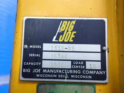 USED BIG JOE MFG. CO. 1518R5