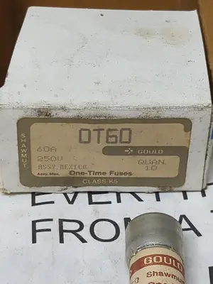 New | in-Stock GOULD SHAWMUT OT60 Miscellaneous Equipment (Electrical & Power) | Surplus Asset Holdings #1197043