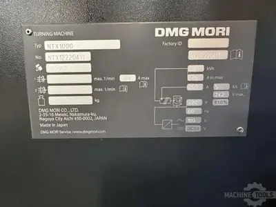 Used 2022 DMG NTX1000 5-Axis or More CNC Lathes Illinois US | Perfection Global, LLC. #1371460