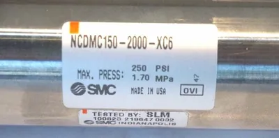 2 NEW SMC NCDMC150-2000-XCS CYLINDER SNCDMC1502000XCS