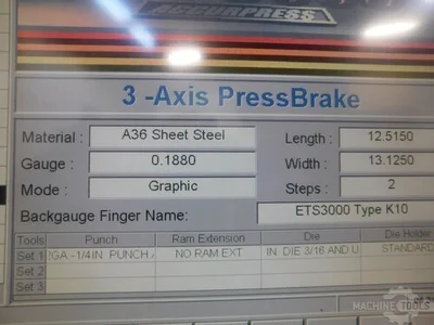 USED 2006 ACCURPRESS 713010