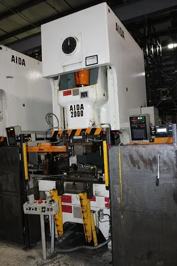 Used 2008 AIDA NC1-2000(2)E Gap Frame (OBS) Presses Michigan US | Midwest Press and Automation #560493