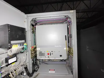 4160Volts 1200Amp 3Ph Switchgear Unit PowerVac VB1 4.16-250-3w/ D-Feeder Breaker