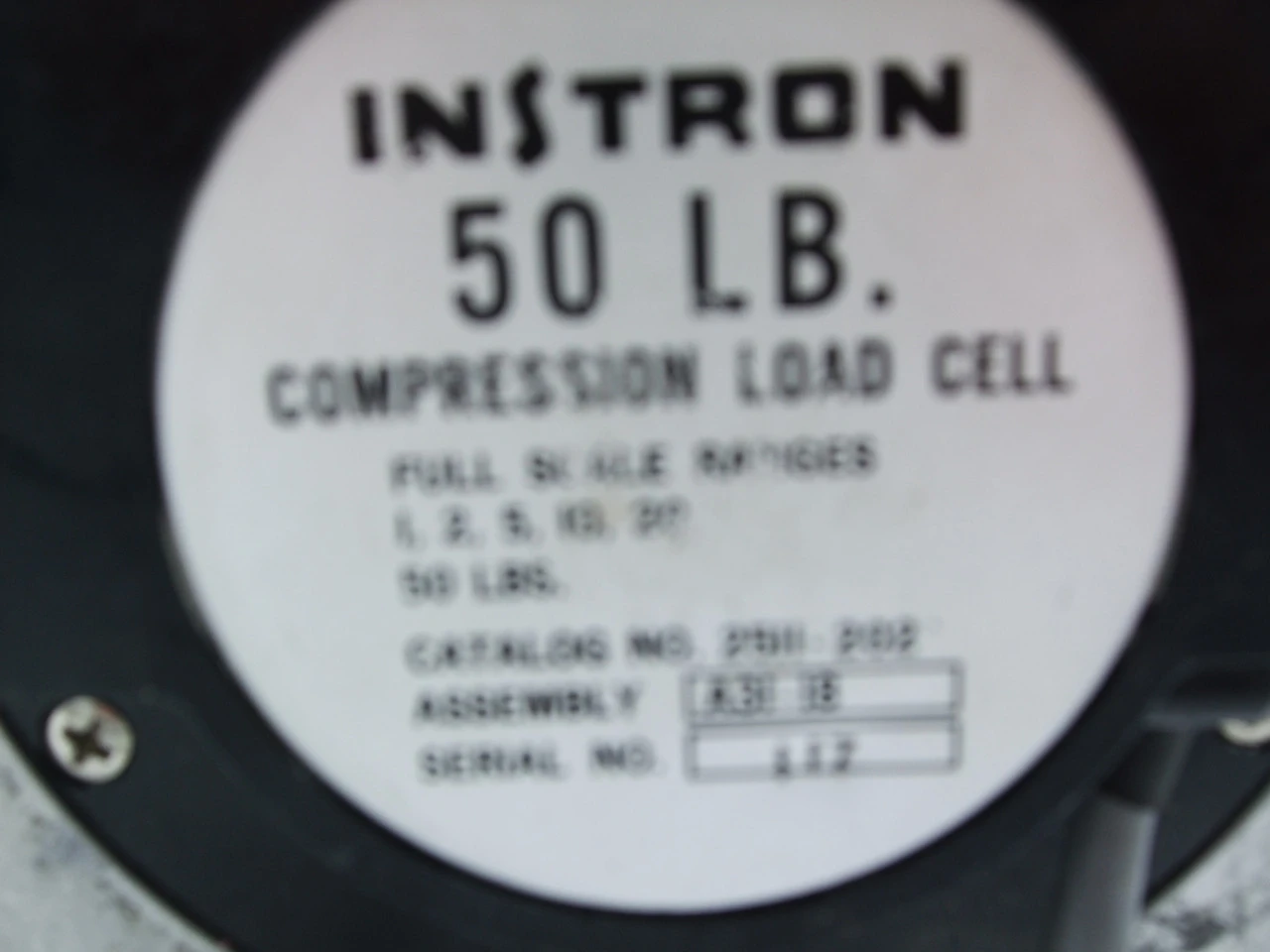 USED INSTRON ENGINEERING CORP. 117