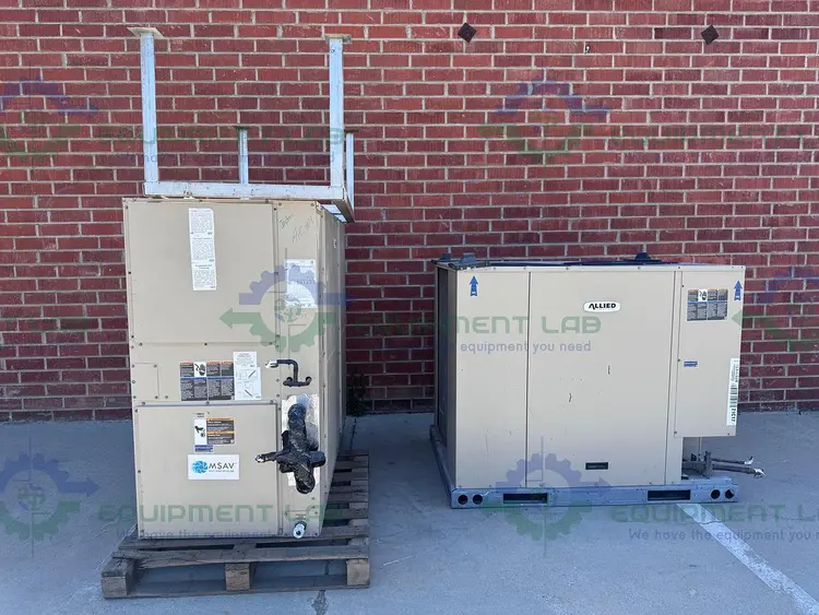 Used ALLIED 21B41 ELA120S4D-1Y 10 TON AIR CONDITIONER W/ ELS120S4T1Y CONDENSING UNIT Air Conditioning Equipment California US | Equipment Lab #488825