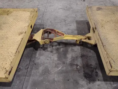 10,000 LBS X 4' X 9' HEAVY DUTY MOBILE TRANSFER / MOVING CART: STOCK #23516