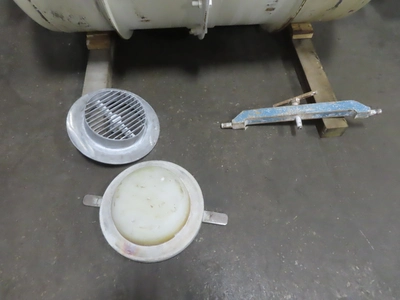 used US Stoneware Ceramic Pebble Mill, 210 gallon