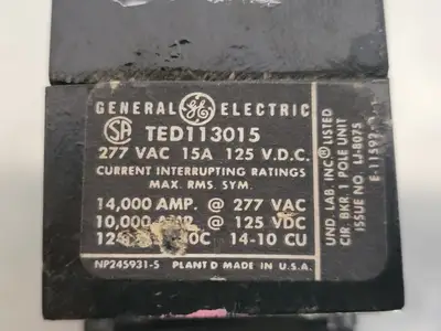 USED GENERAL ELECTRIC TED113015
