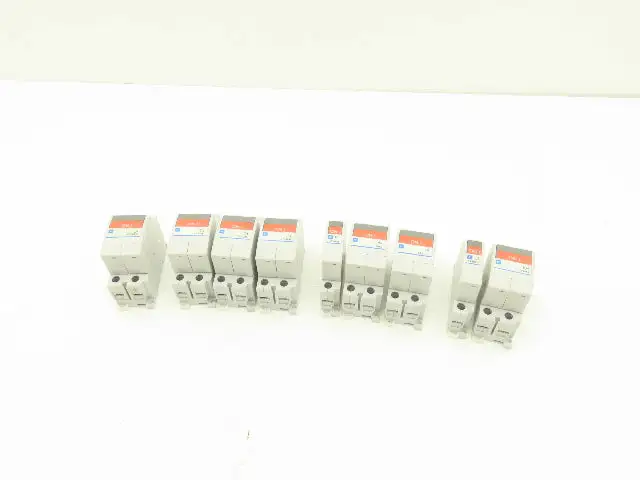 Fuji Electric Circuit Breakers AC/DC | 2/3/5/10A | 1/2-Pole | Mixed Lot of 9