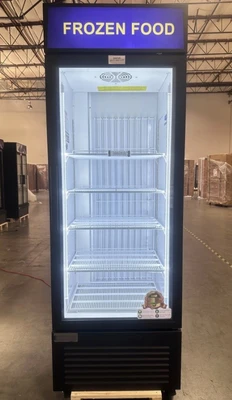 168-0016 AC SDGF 25” Glass 1 Door Reach In Freezer