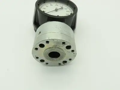 Ametek/TCI Type LC 1-150 Viton Diaphragm DC 200 Liquid Fill w/USG 200" H2O Gauge