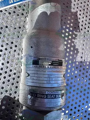 USED CHALMERS & KUBECK 19226LCO PRESSURE RELIEF VALVE 70 PSI, 1" SANITARY FITTING