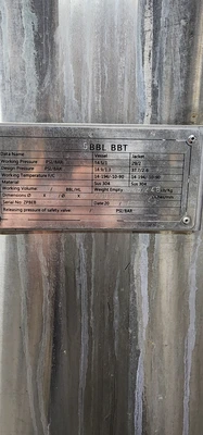 Buchmann Pro Series 5bbl Brite Tank - Good Condition