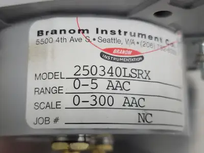 USED BRANOM INSTRUMENT CO 250340LSRX