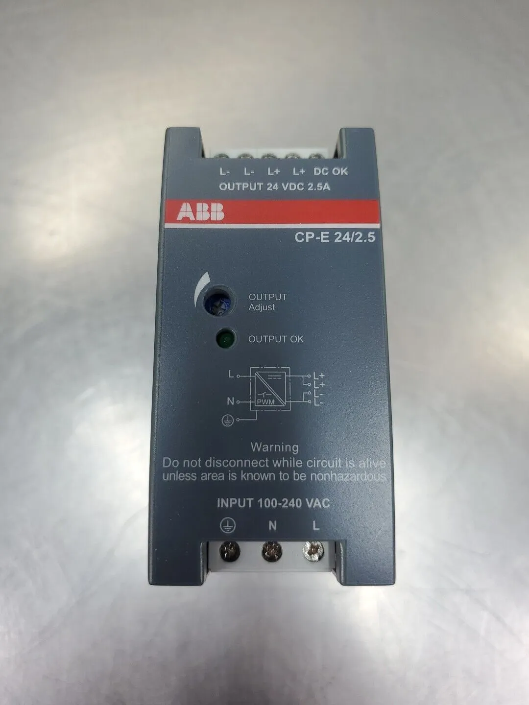 ABB CP-E 24/2.5 Switch Mode Power Supply, 24VDC 2.5A. 4C-14