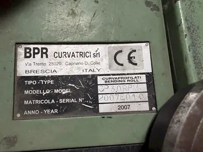 Used 2007 BPR CP30RPM Pipe, Tube & Bar Benders Ohio US | G-2000, Inc. #1327440