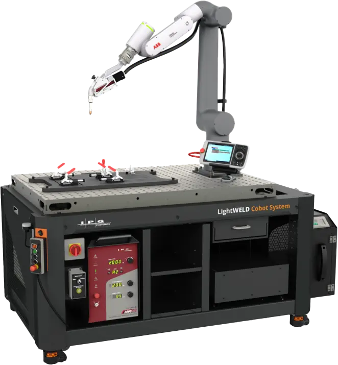 IPG LightWELD Cobot System for automated laser welding and cleaning