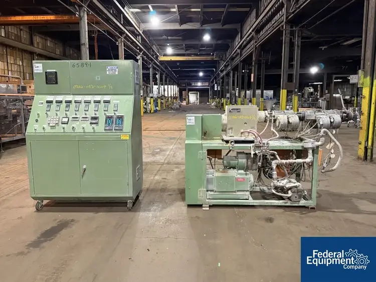 Used Berstorff 25MM Berstorff Twin Screw Extruder, Model 25x33D, 15HP Extruders Ohio US | Federal Equipment Company #1768170