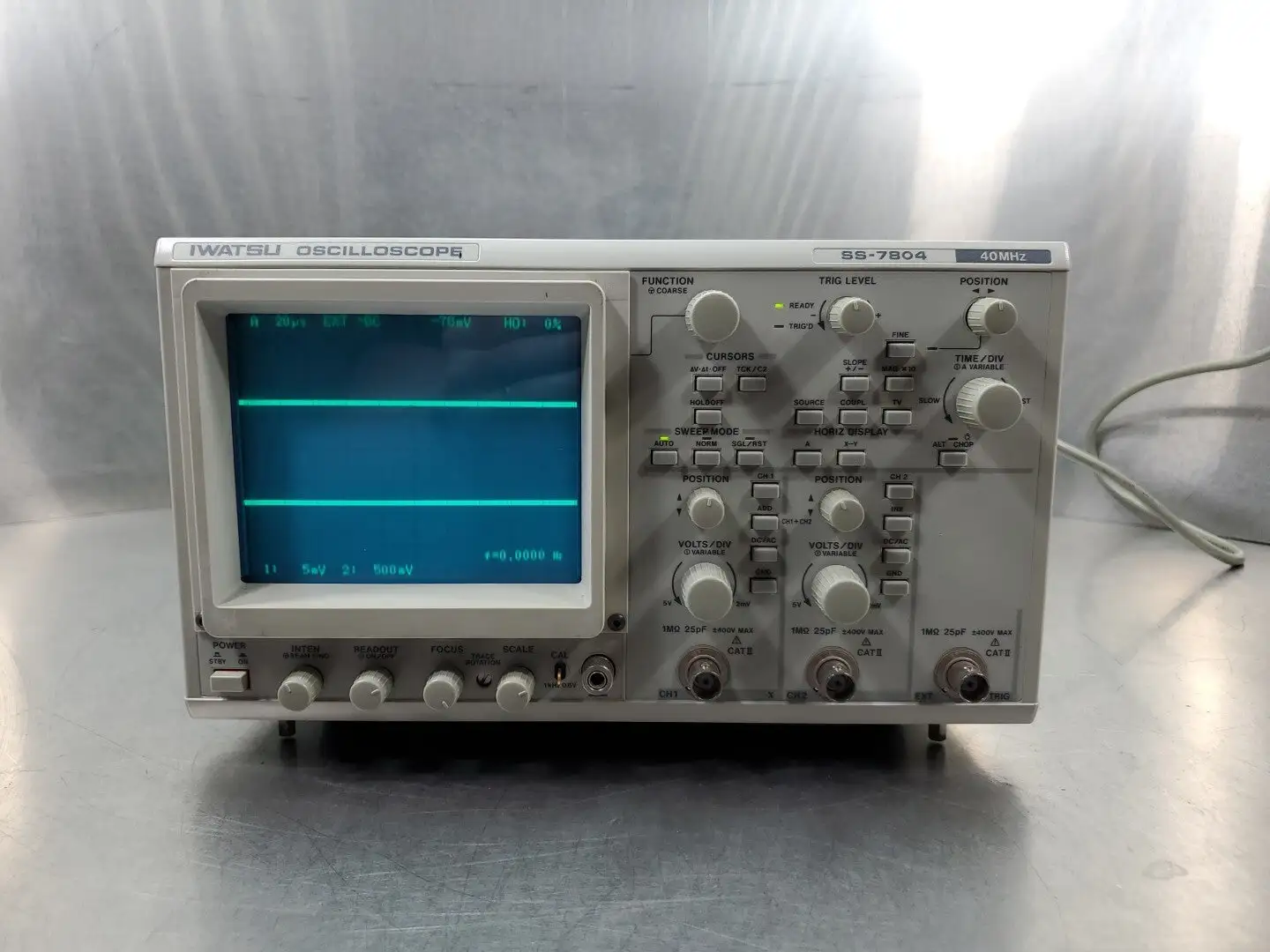 Used IWATSU SS-7804 Oscilloscopes South Carolina US | Palmetto Automation #1158976