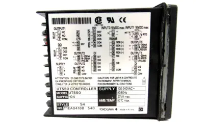 USED YOKOGAWA UT550-04 TEMPERATURE CONTROLLER UT55004