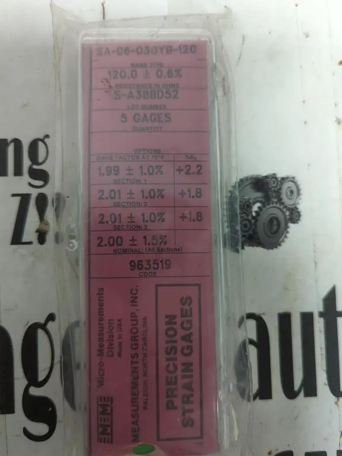 New | in-Stock MICRO-MEASUREMENTS SA-06-030YB-120 Transducers | Surplus Asset Holdings #1226626