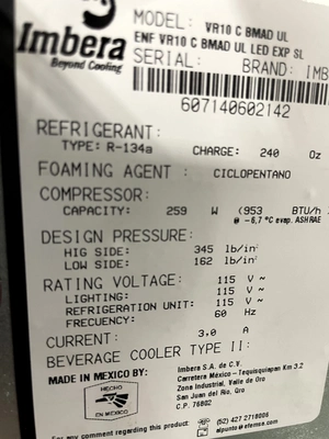 72-0396 Imbera VR10 Self Contained Cooler