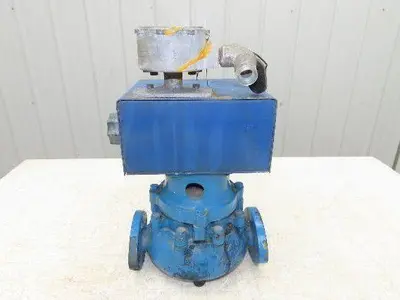 Neptune 600 Liquid Flow Meter Mechanical Gallon Register 1" Flanged 2-Bolt