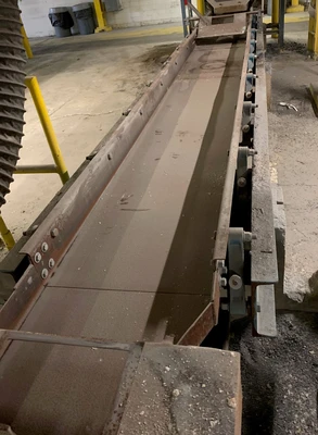 Vibrating Conveyor, 24" wide x 23' long x 6" deep
