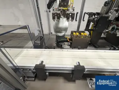 USED R+D Custom Automation R+D Custom Automation Robotic Labeler, Model Hermies+
